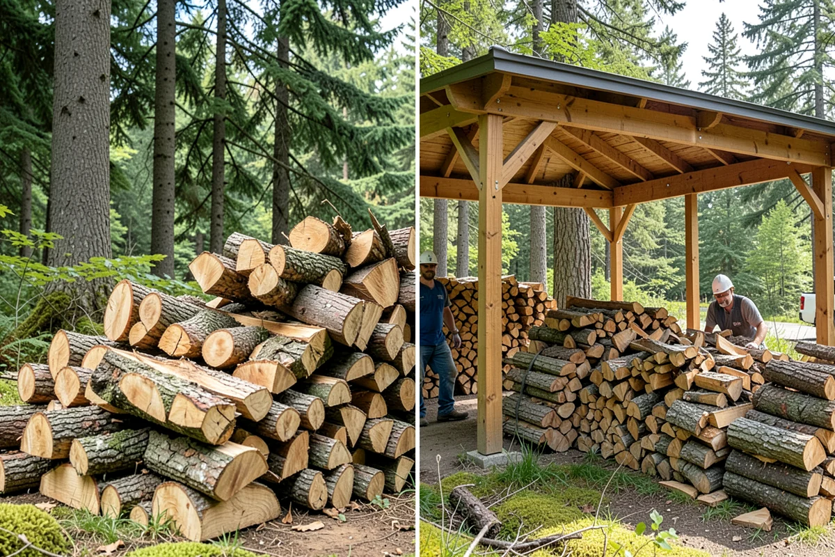Log Bucking in Concrete, Skagit County, WA - We confirm your preferred round length