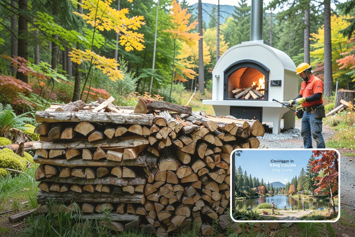 Log Bucking in Covington, King County, WA - Consistent, stove-friendly round lengths