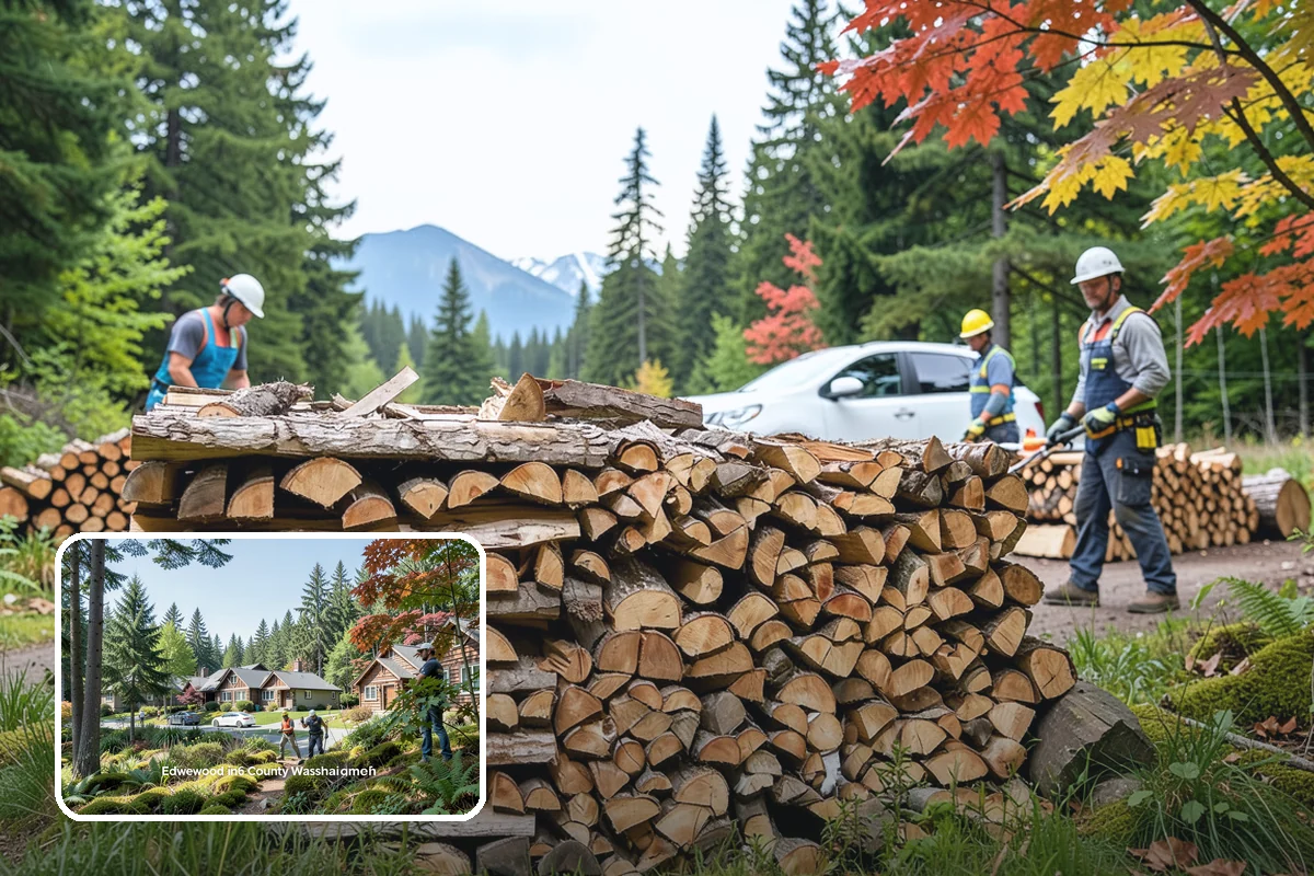 Log Bucking in Edgewood, WA - Consistent, stove-friendly round lengths