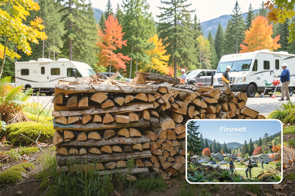 Log Bucking in Fircrest, Pierce County, WA - Consistent, stove-friendly round lengths