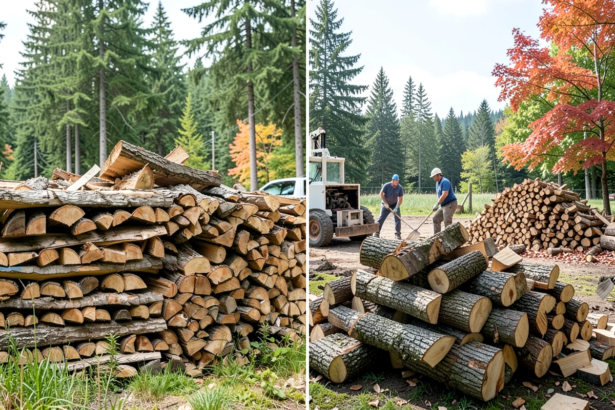 Log Bucking in Fircrest, Pierce County, WA - We confirm your preferred round length