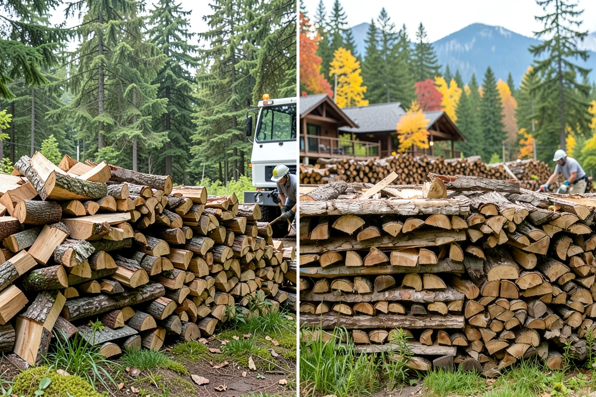 Log Bucking in Hunts Point, King County, WA - We confirm your preferred round length