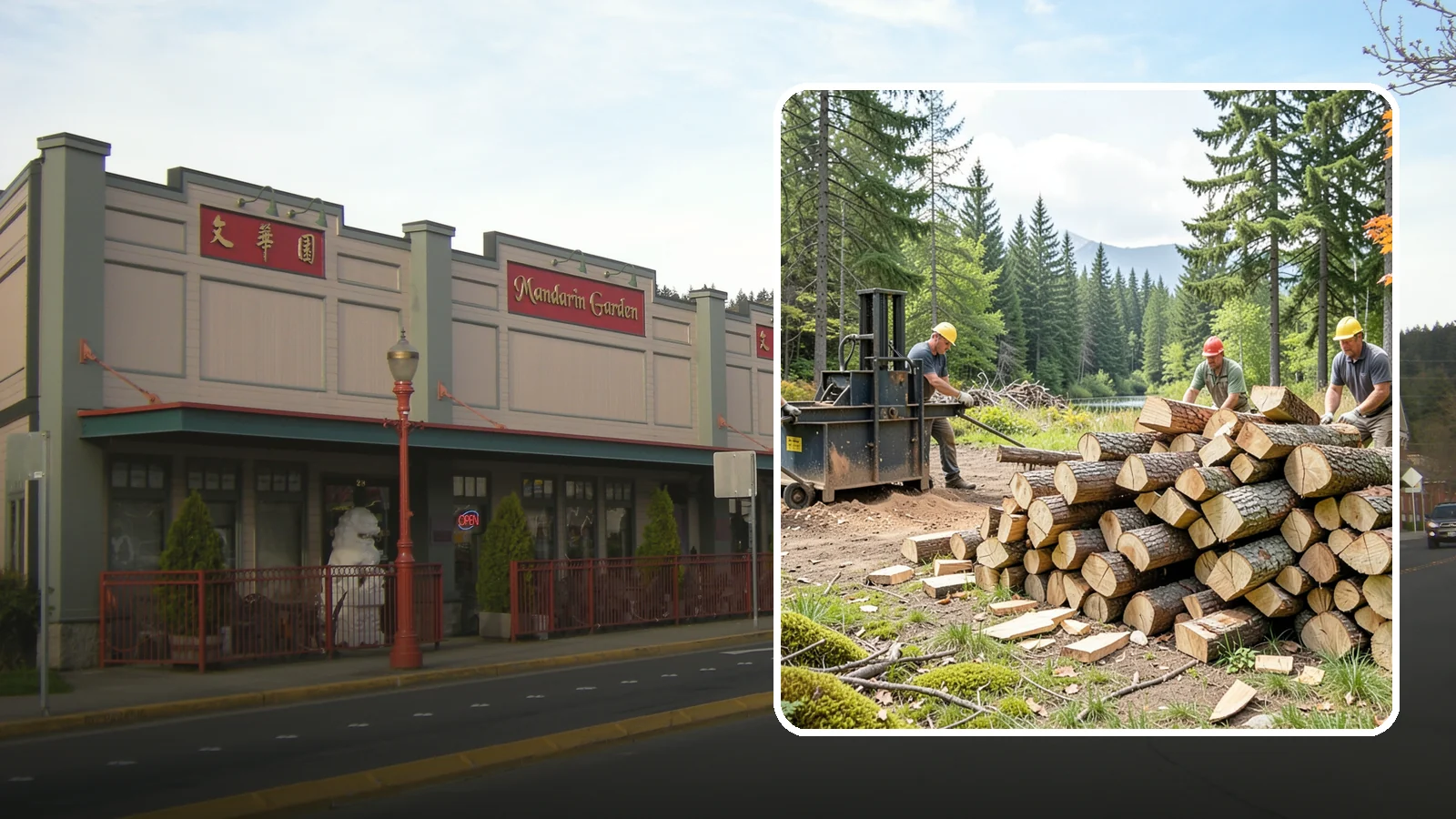 Log Bucking in Issaquah, King County, WA - We buck logs and long trunks into firewood-length rounds ready for splitting.