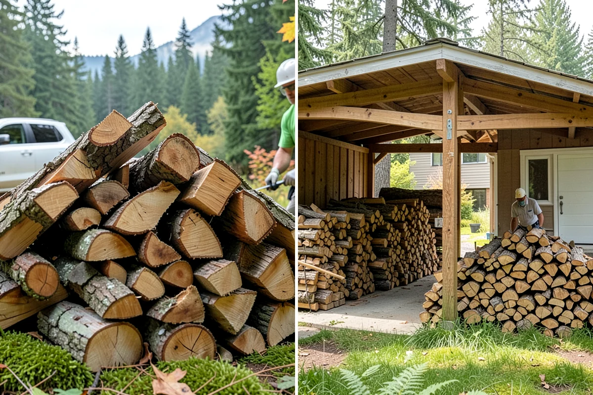 Log Bucking in Kenmore, King County, WA - We confirm your preferred round length