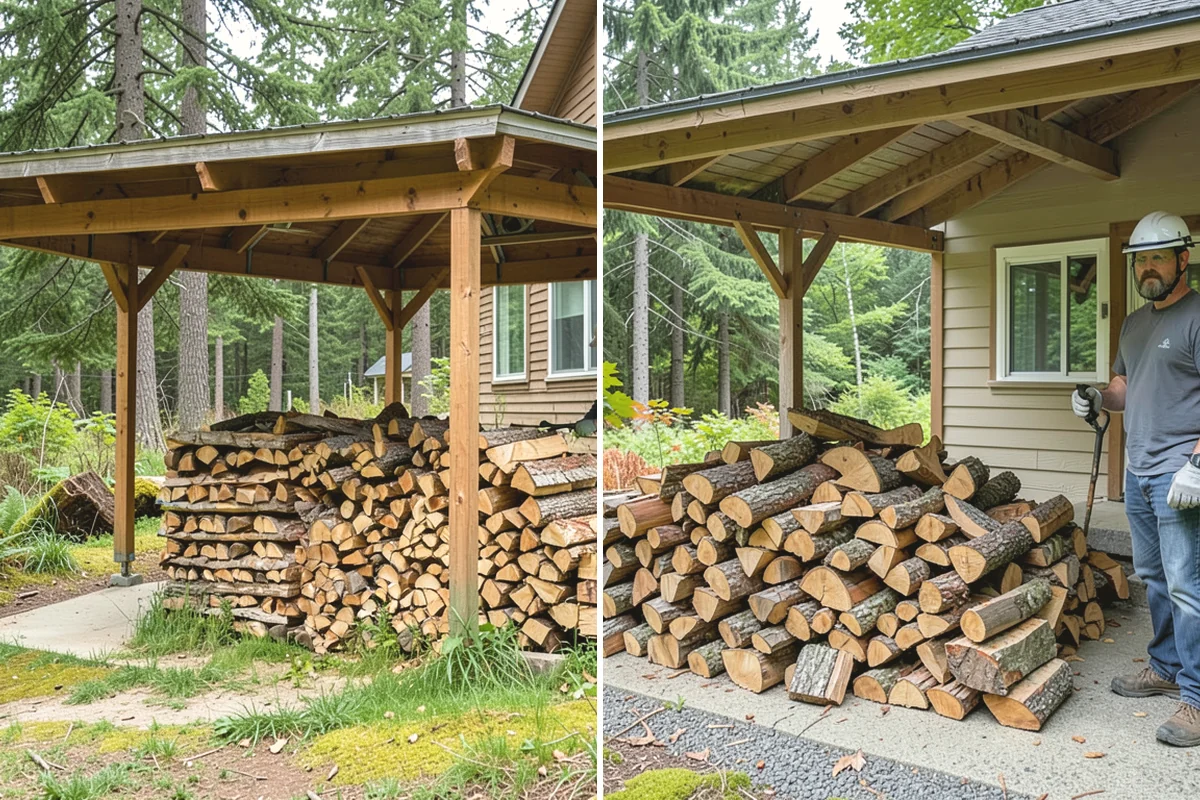 Log Bucking in La Conner, Skagit County, WA - We confirm your preferred round length