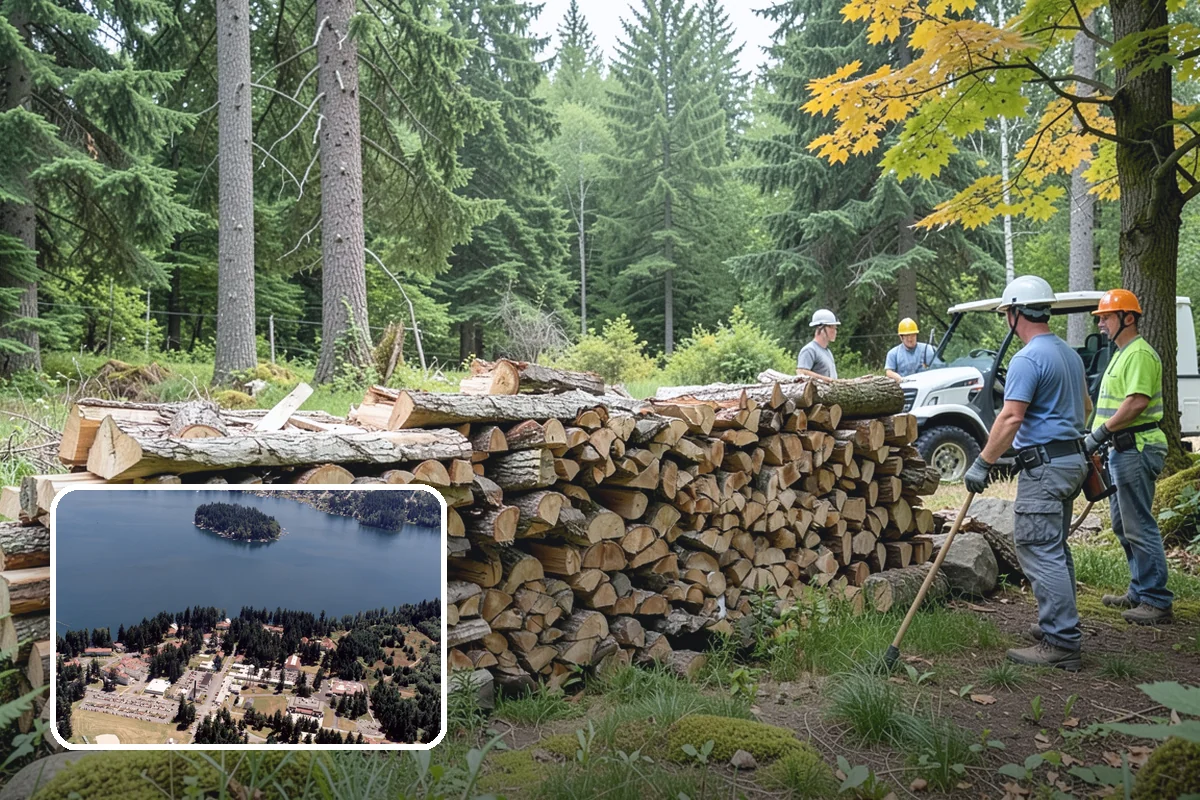 Log Bucking in Lakewood, Pierce County, WA - Consistent, stove-friendly round lengths