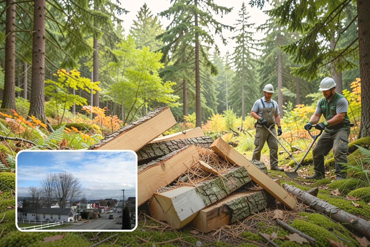 Log Bucking in Langley, WA - Consistent, stove-friendly round lengths