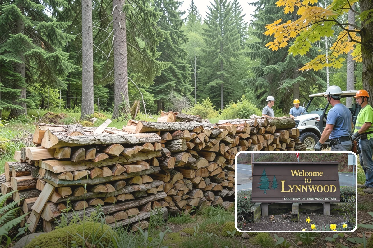 Log Bucking in Lynnwood, Snohomish County, WA - Consistent, stove-friendly round lengths