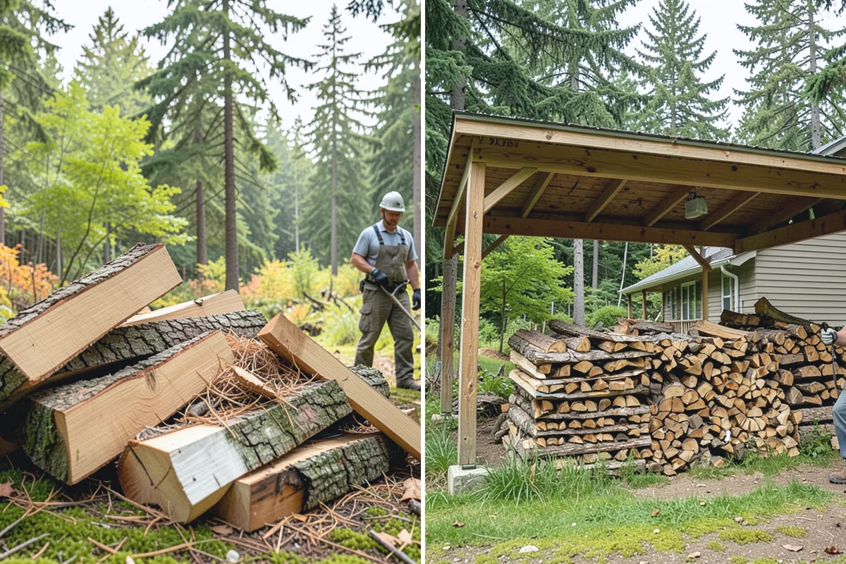 Log Bucking in Marysville, Snohomish County, WA - We confirm your preferred round length