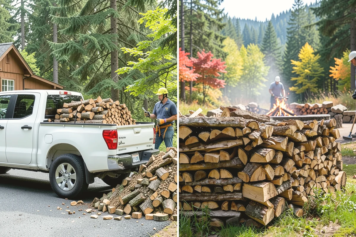 Log Bucking in Mill Creek, Snohomish County, WA - We confirm your preferred round length