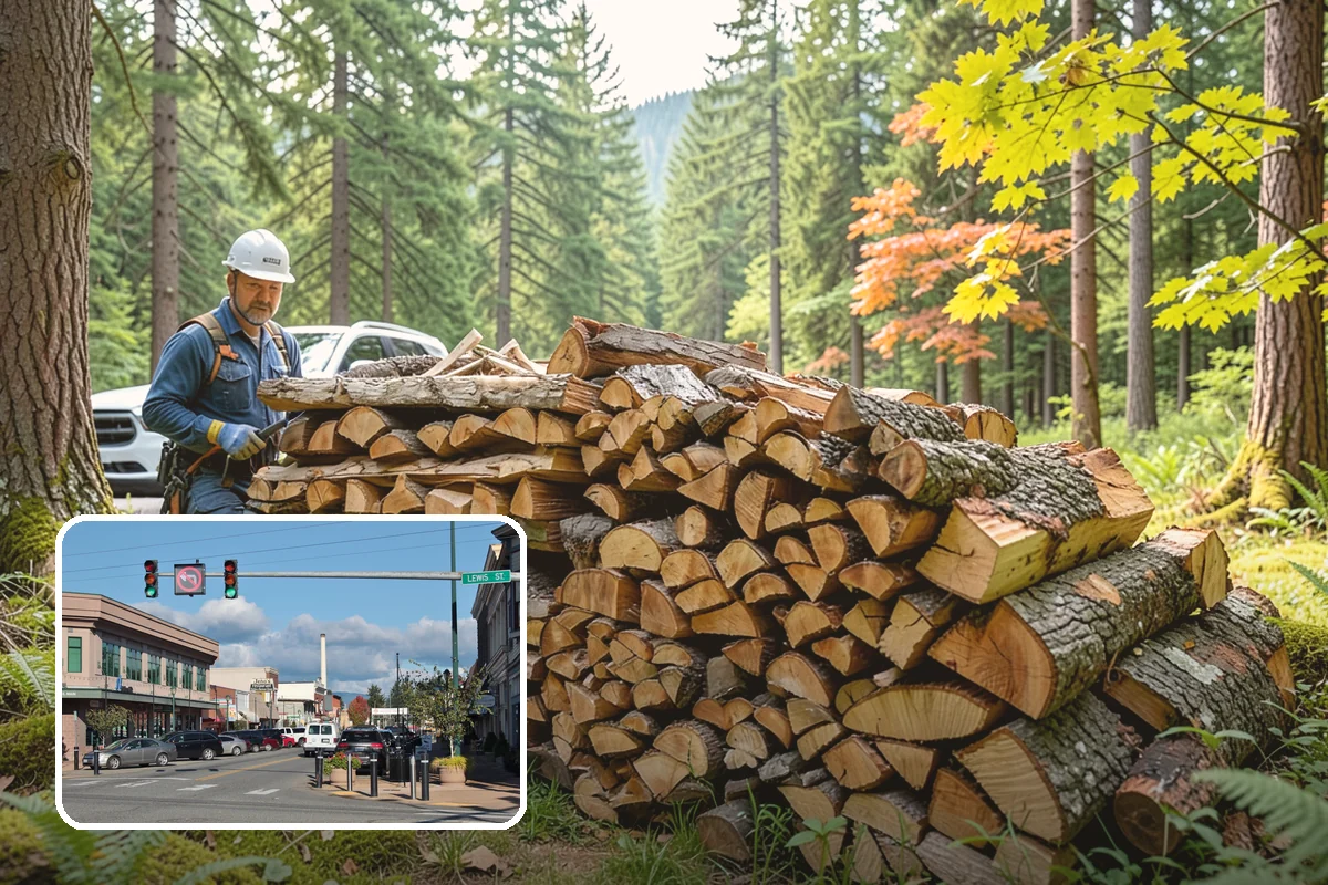 Log Bucking in Monroe, Snohomish County, WA - Consistent, stove-friendly round lengths