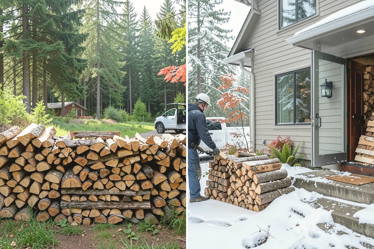 Log Bucking in Monroe, Snohomish County, WA - We confirm your preferred round length