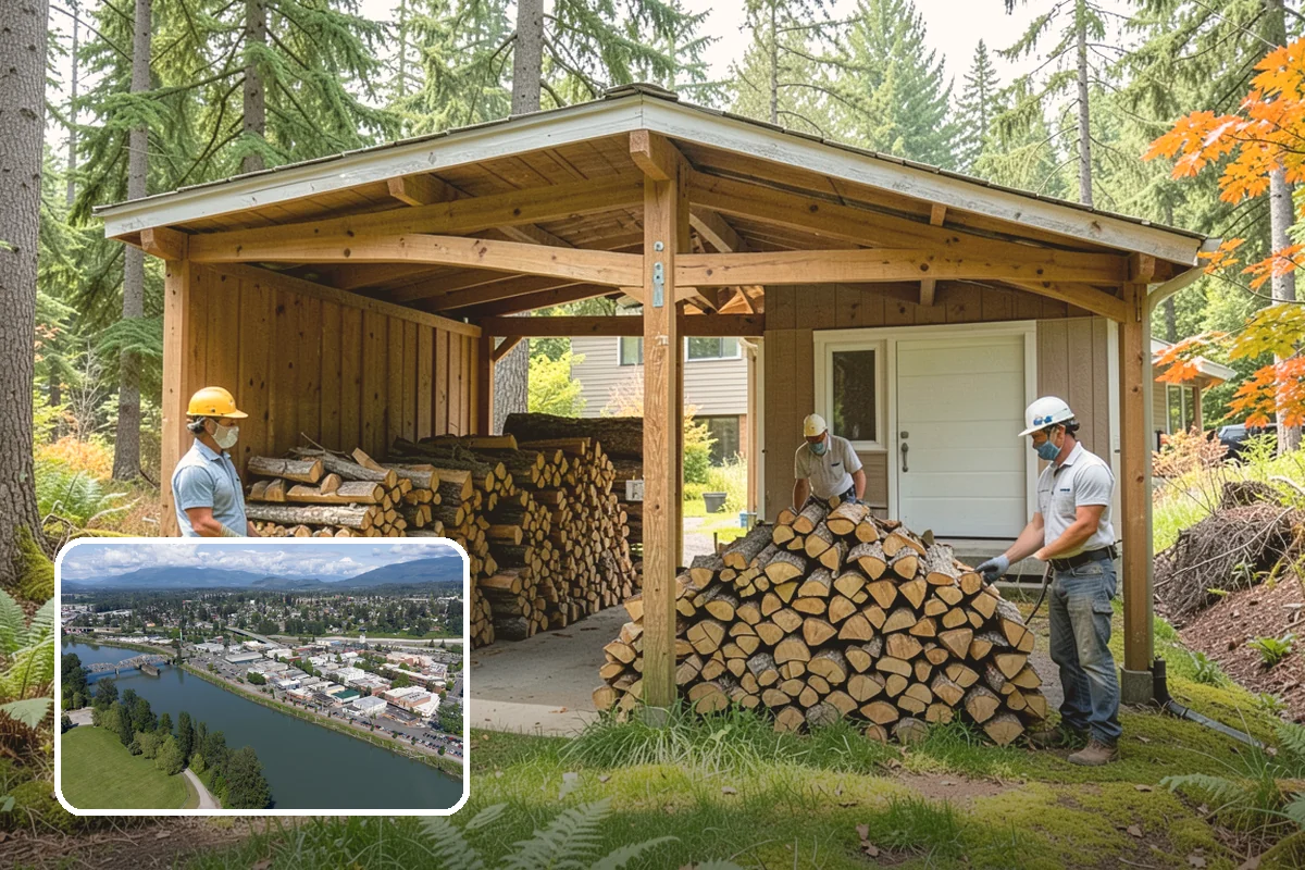 Log Bucking in Mount Vernon, WA - Consistent, stove-friendly round lengths