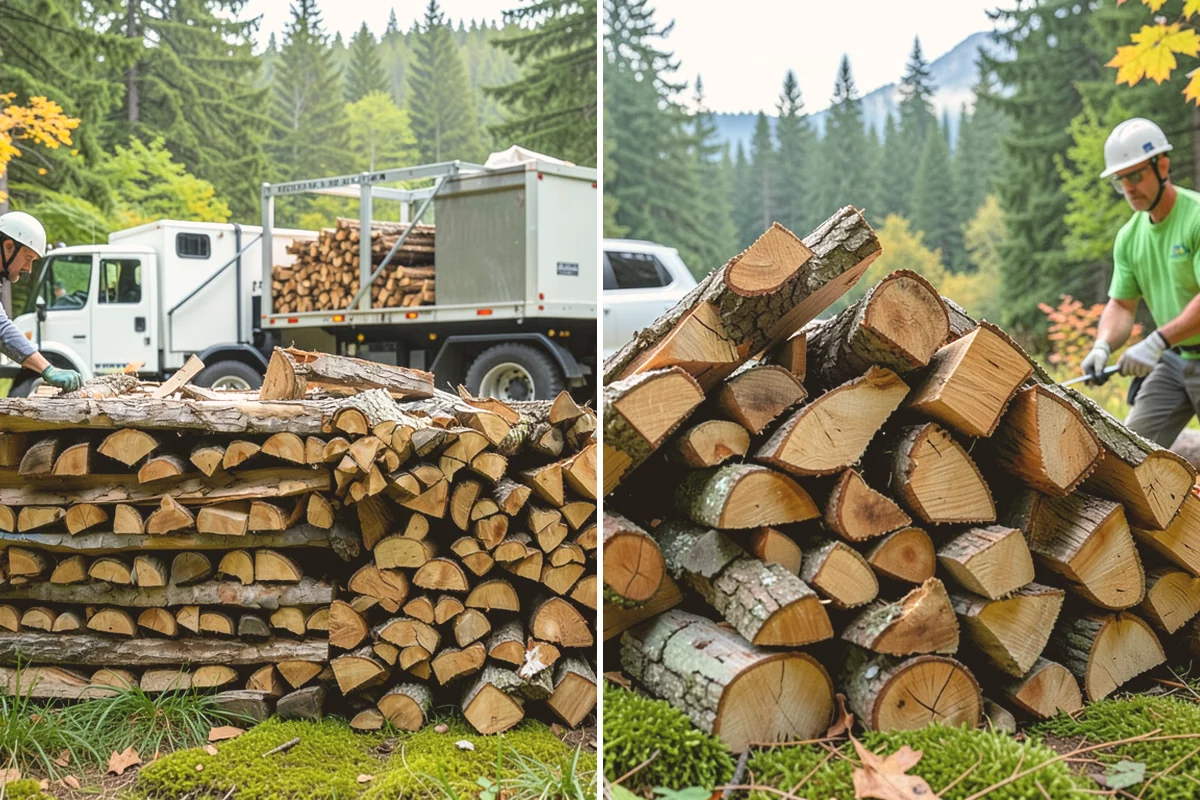 Log Bucking in Newcastle, King County, WA - We confirm your preferred round length