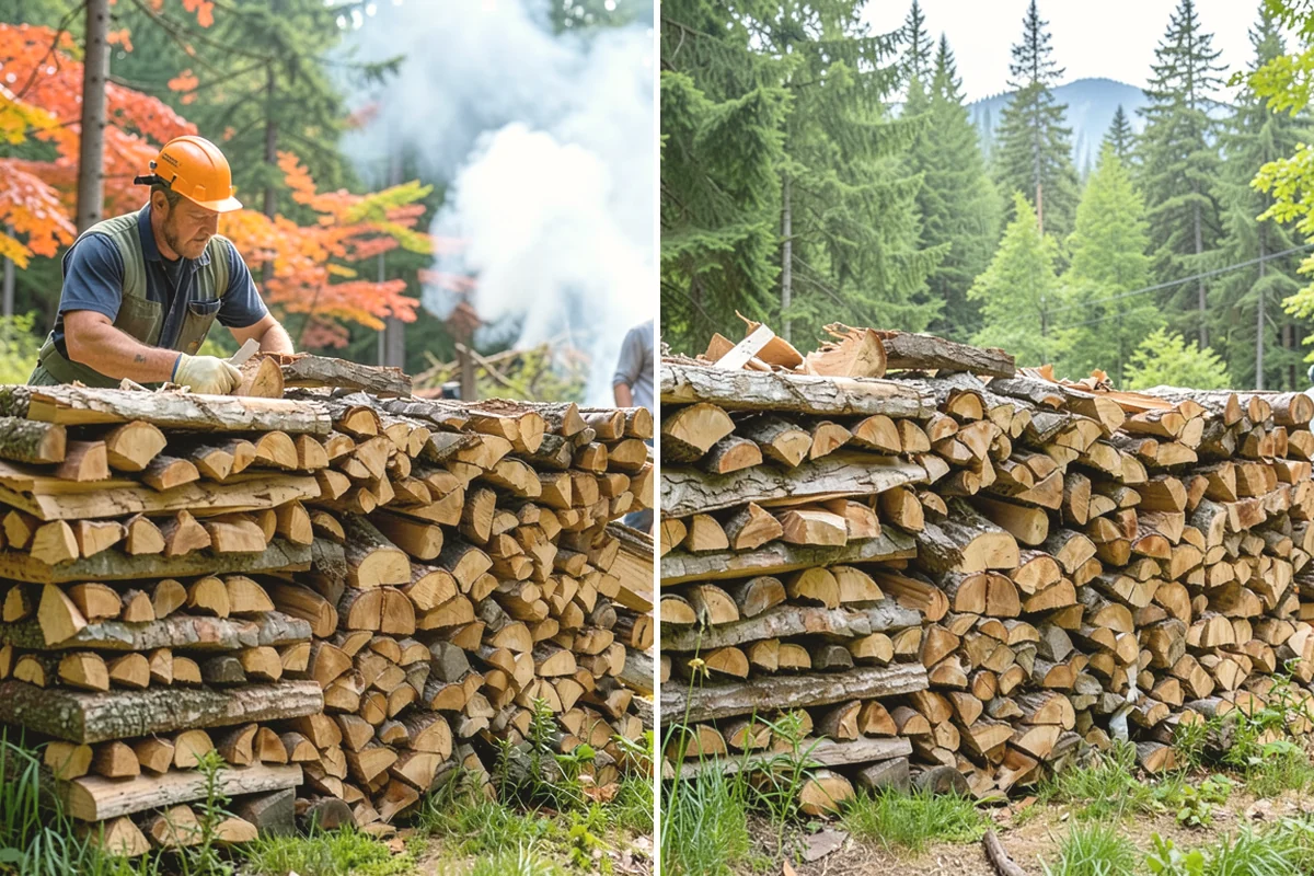 Log Bucking in North Bend, King County, WA - We confirm your preferred round length