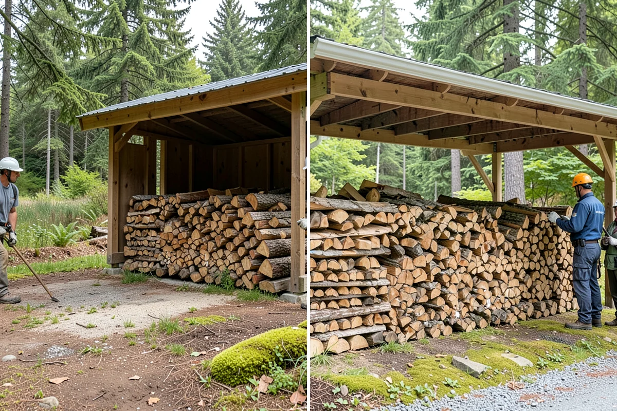 Log Bucking in Pacific, King County, WA - We confirm your preferred round length