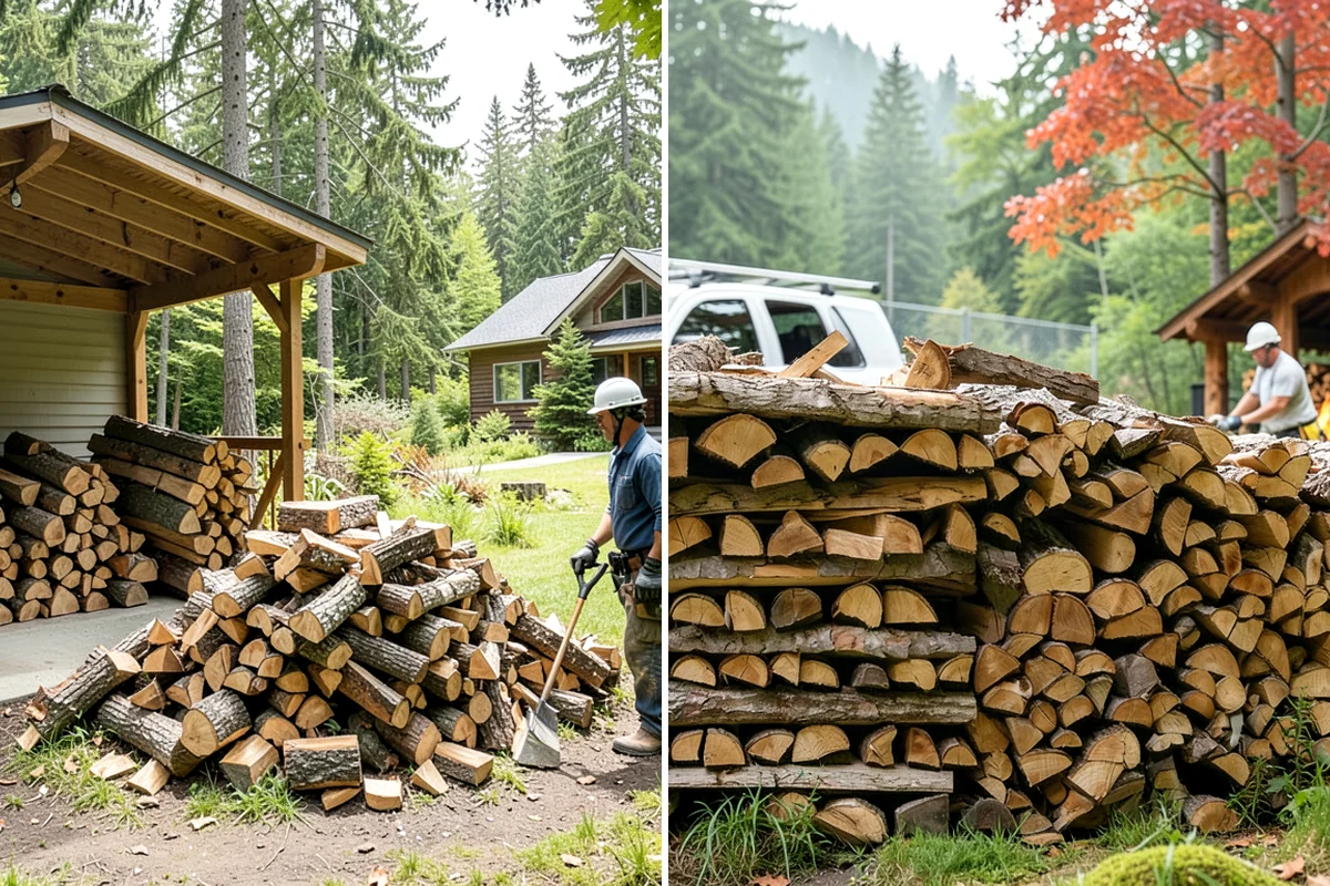 Log Bucking in Puyallup, Pierce County, WA - We confirm your preferred round length