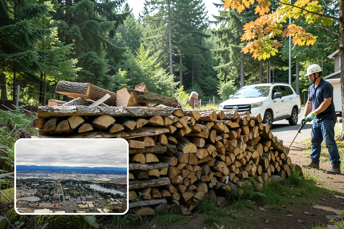 Log Bucking in SeaTac, King County, WA - Consistent, stove-friendly round lengths