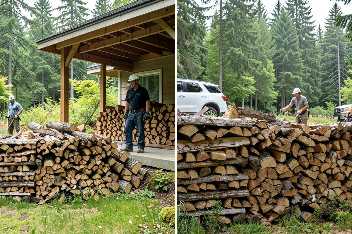 Log Bucking in Snoqualmie, King County, WA - We confirm your preferred round length