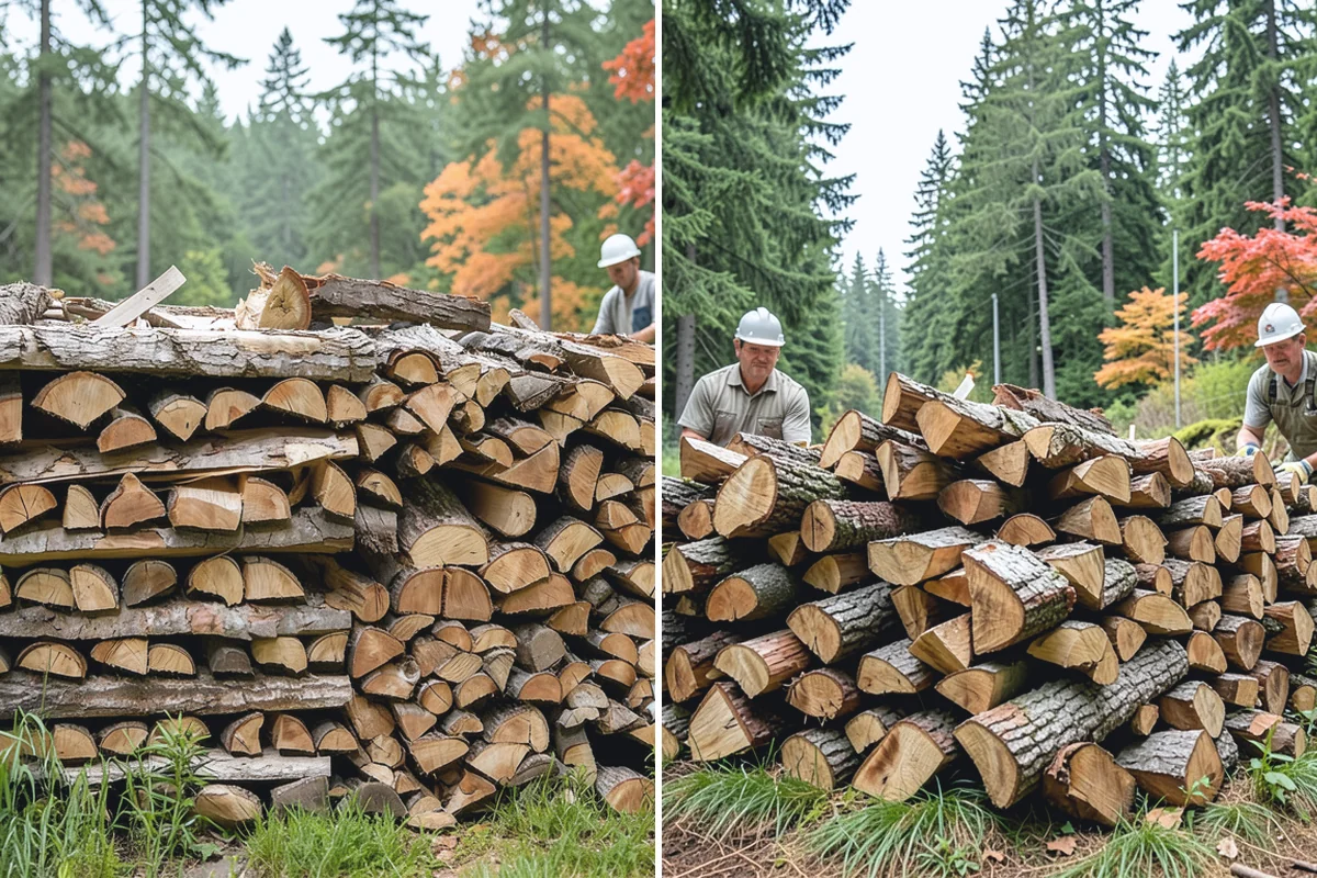 Log Bucking in Sumner, Pierce County, WA - We confirm your preferred round length