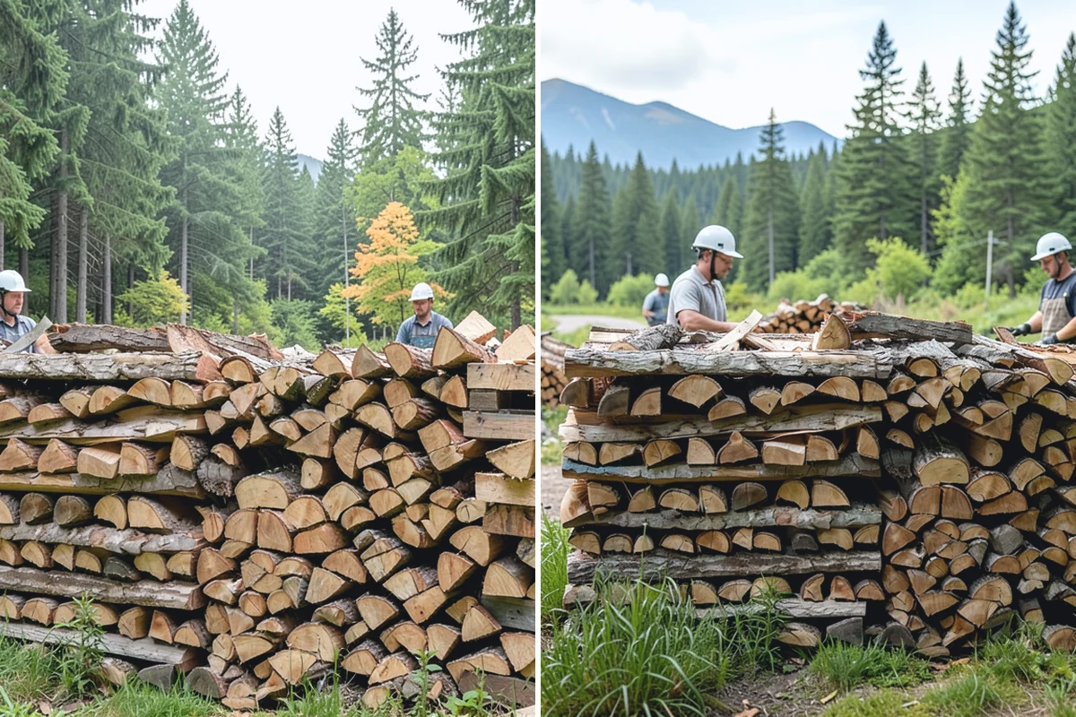 Log Bucking in Wilkeson, Pierce County, WA - We confirm your preferred round length