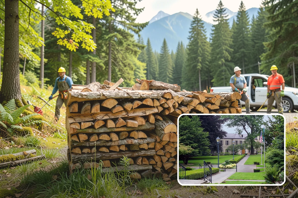 Log Bucking in Woodinville, King County, WA - Consistent, stove-friendly round lengths