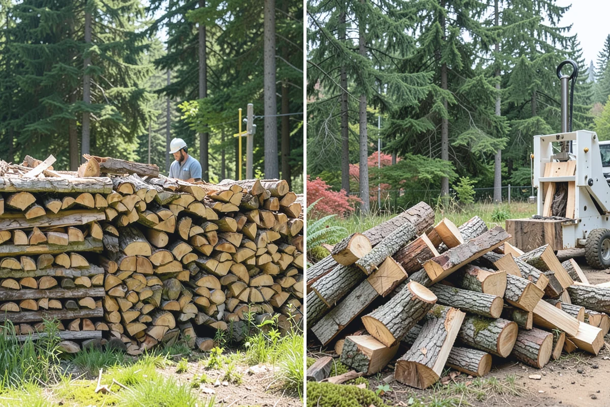 Log Bucking in Woodinville, King County, WA - We confirm your preferred round length