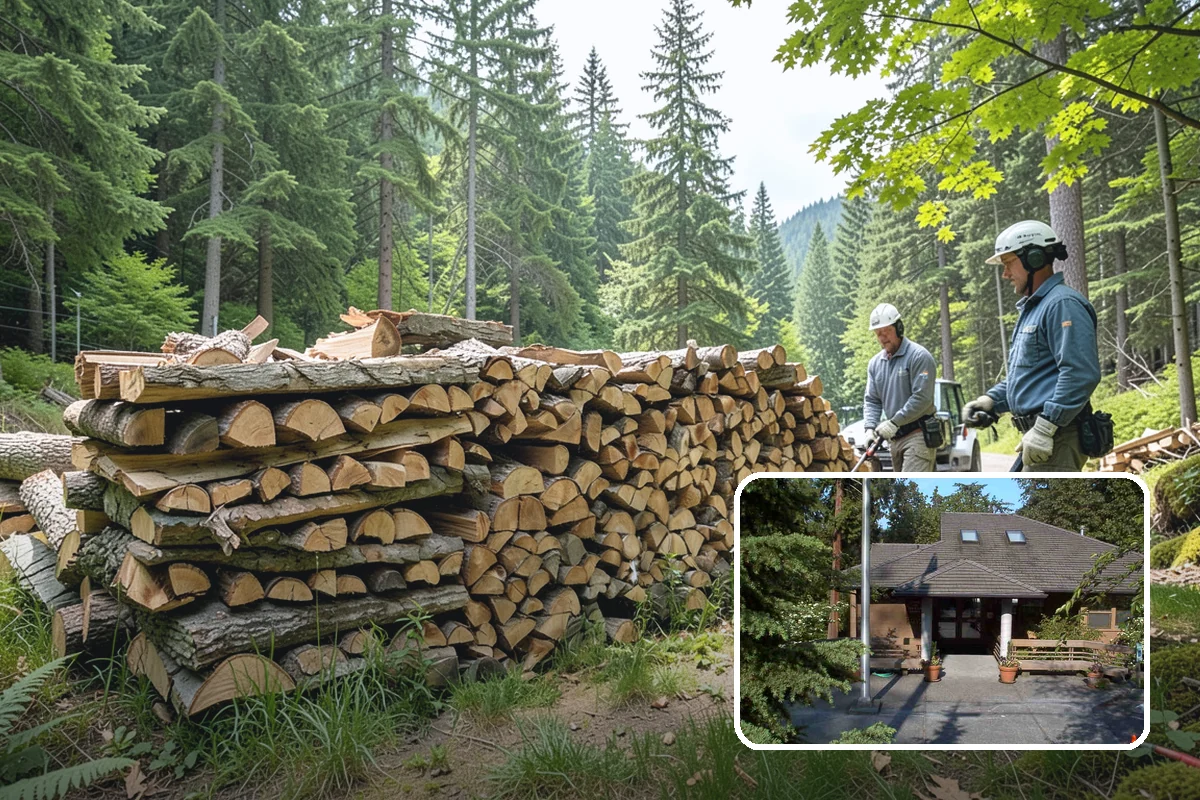 Log Bucking in Yarrow Point, King County, WA - Consistent, stove-friendly round lengths