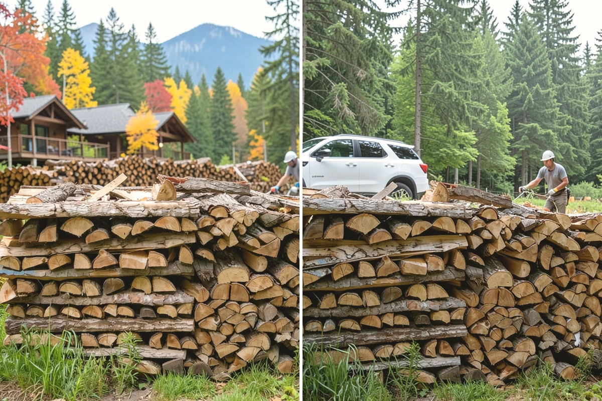 Log Bucking in Yarrow Point, King County, WA - We confirm your preferred round length