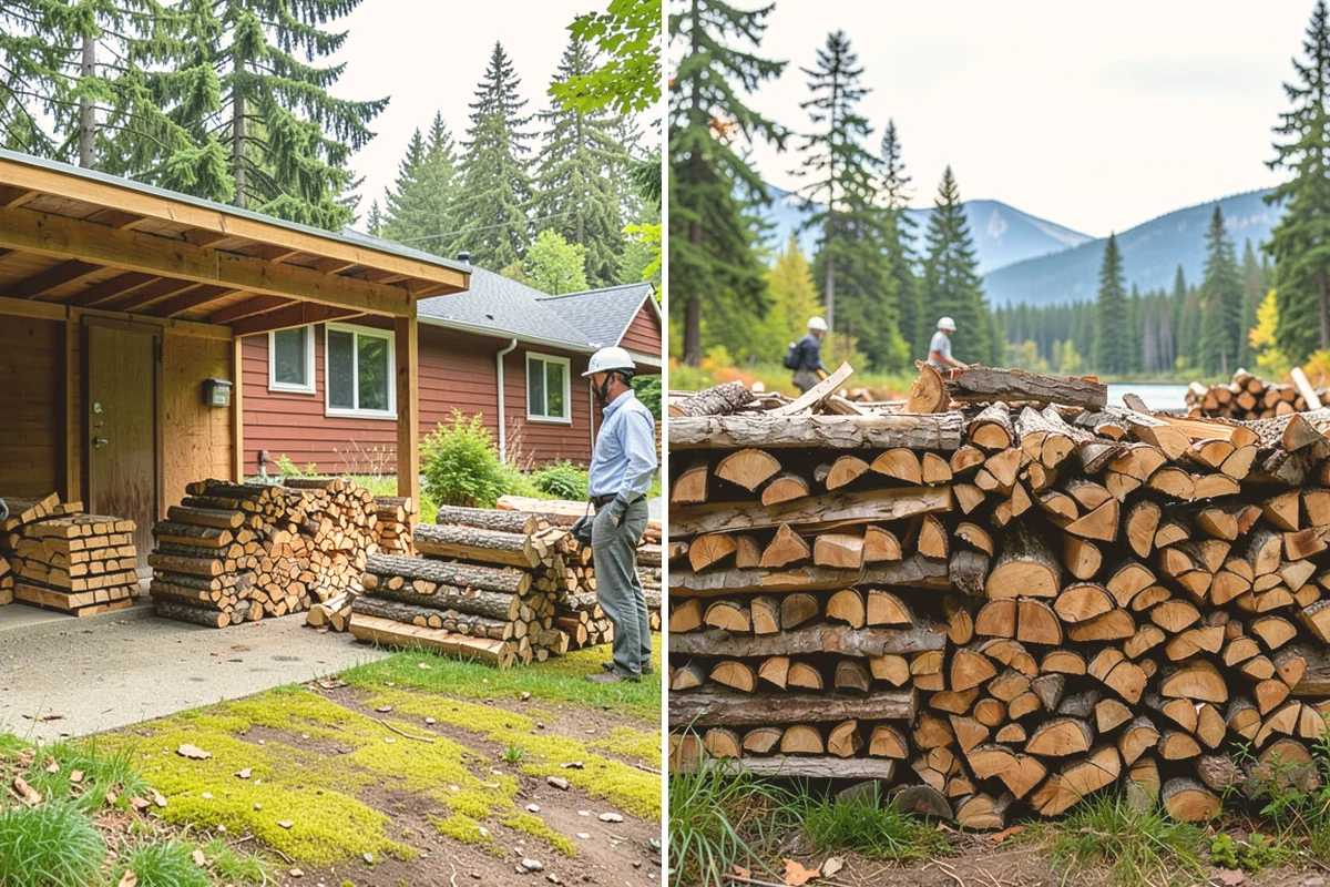 Log Splitting Service in Algona, King County, WA - Assess the logs and confirm the split size you want
