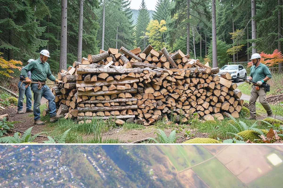 Log Splitting Service in Algona, King County, WA - Fall and winter are popular for processing wood you plan to burn soon, while spring splitting sets up summer seasoning.