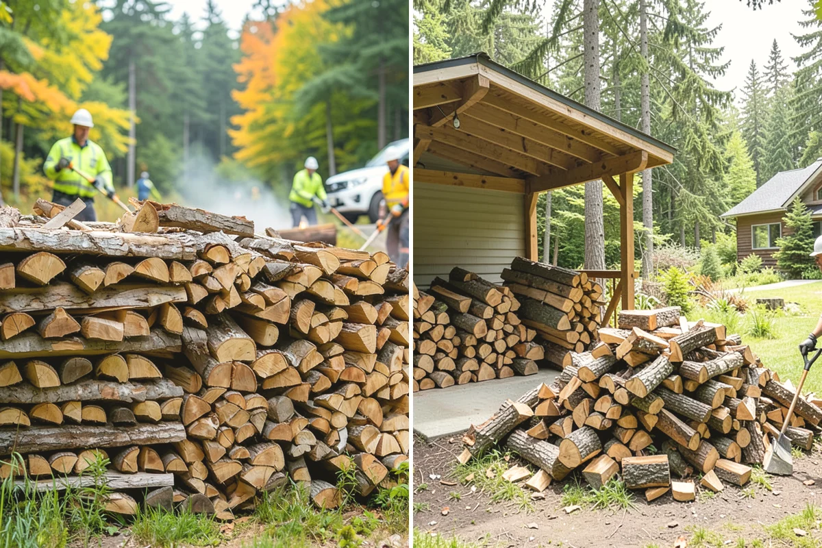 Log Splitting Service in Anacortes, Skagit County, WA - Assess the logs and confirm the split size you want