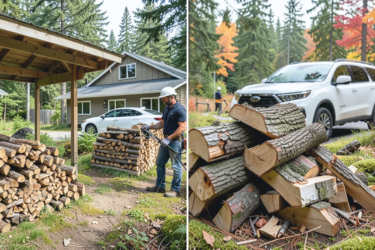 Log Splitting Service in Beaux Arts Village, King County, WA - Assess the logs and confirm the split size you want