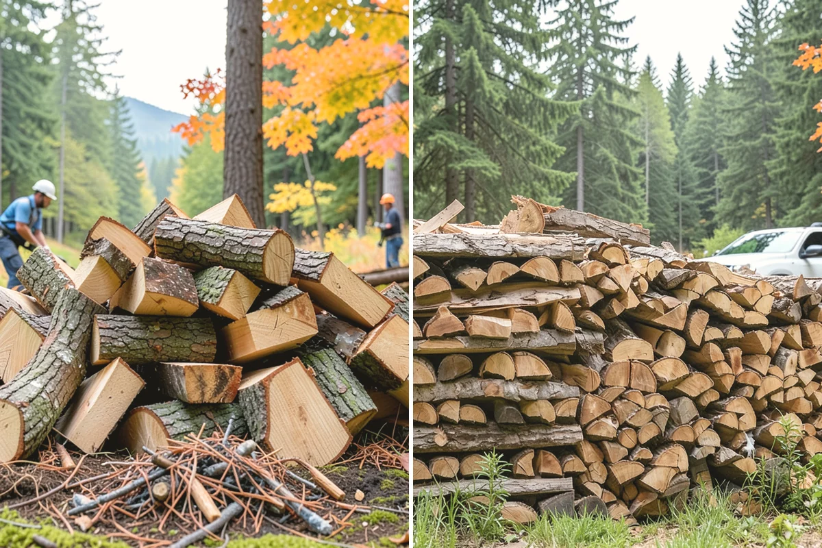 Log Splitting Service in Black Diamond, King County, WA - Assess the logs and confirm the split size you want