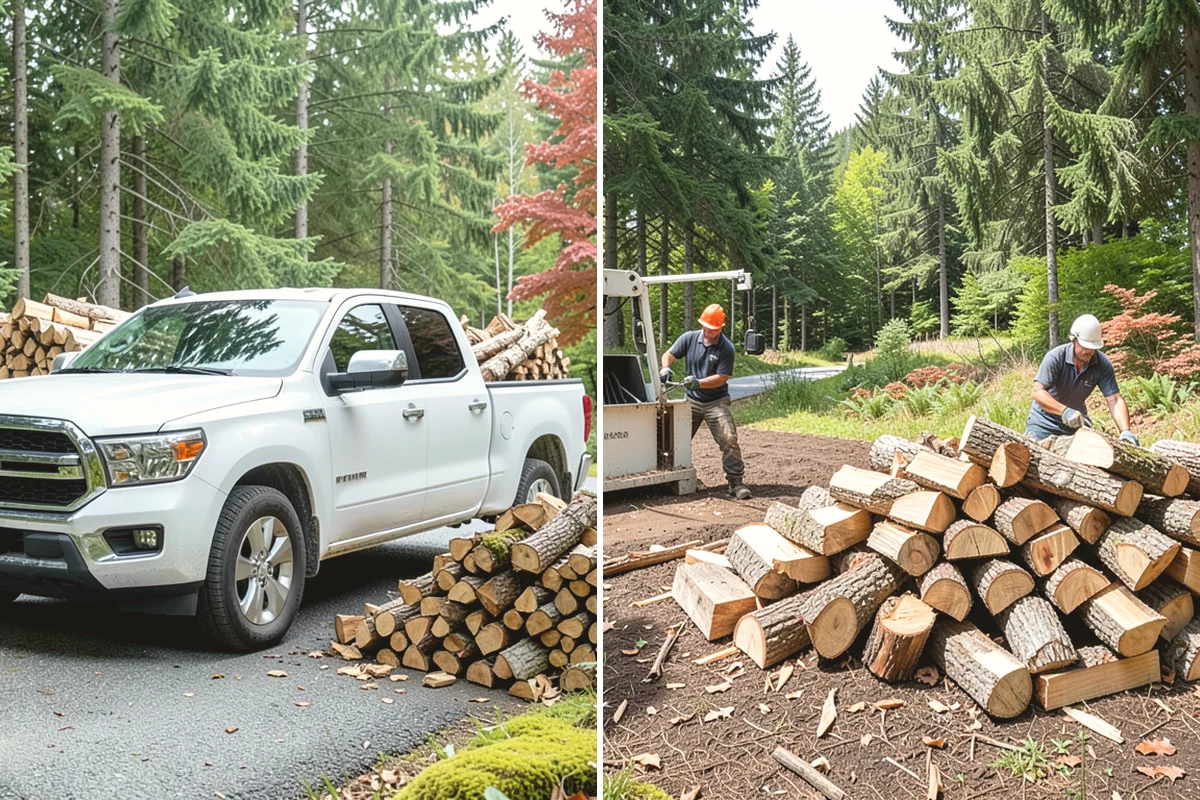 Log Splitting Service in Covington, King County, WA - Assess the logs and confirm the split size you want