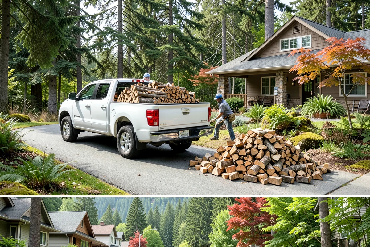 Log Splitting Service in Darrington, Snohomish County, WA - Fall and winter are popular for processing wood you plan to burn soon, while spring splitting sets up summer seasoning.
