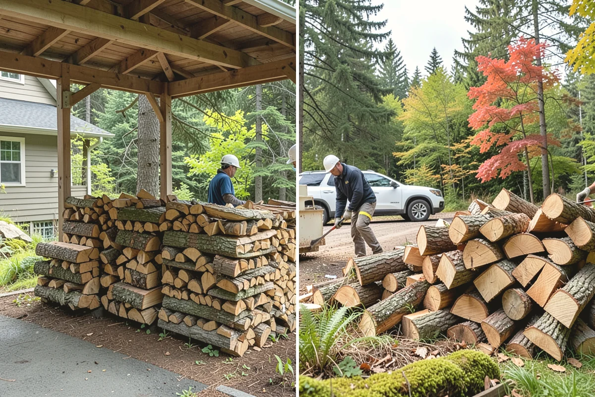 Log Splitting Service in Duvall, King County, WA - Assess the logs and confirm the split size you want