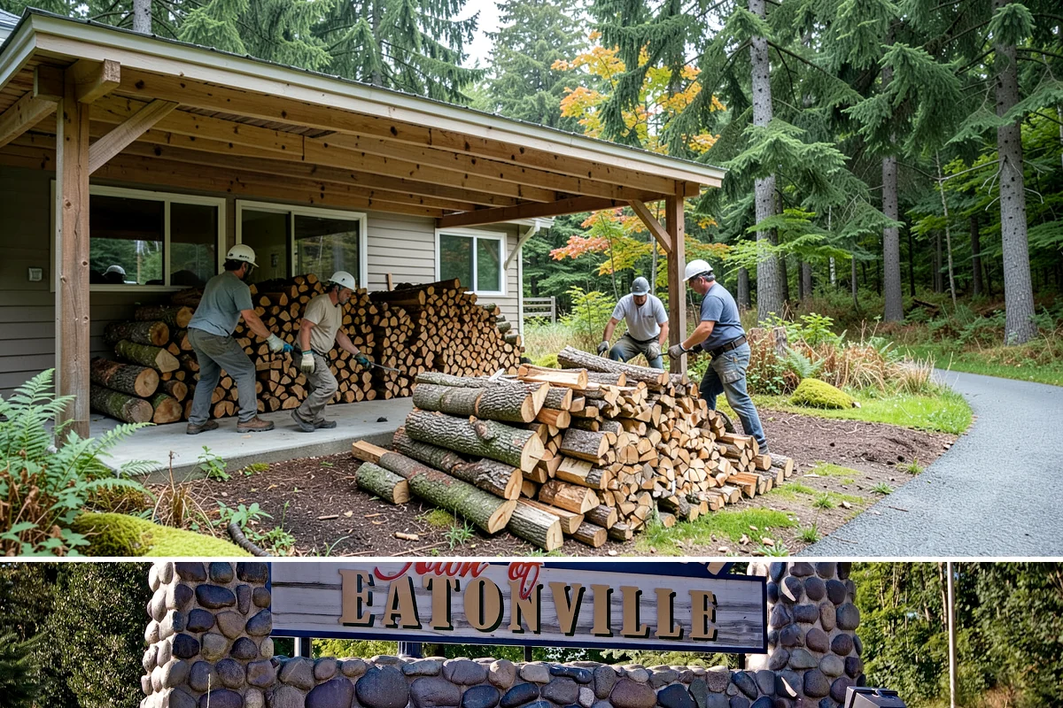 Log Splitting Service in Eatonville, WA - Fall and winter are popular for processing wood you plan to burn soon, while spring splitting sets up summer seasoning.
