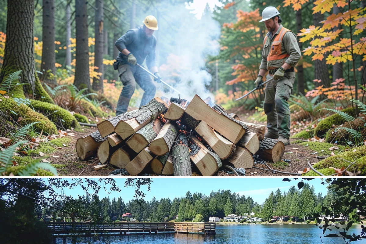 Log Splitting Service in Federal Way, King County, WA - Fall and winter are popular for processing wood you plan to burn soon, while spring splitting sets up summer seasoning.