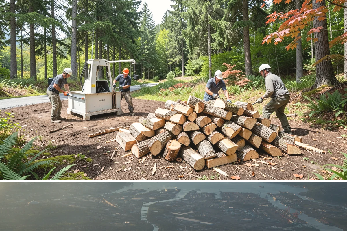Log Splitting Service in Fife, Pierce County, WA - Fall and winter are popular for processing wood you plan to burn soon, while spring splitting sets up summer seasoning.
