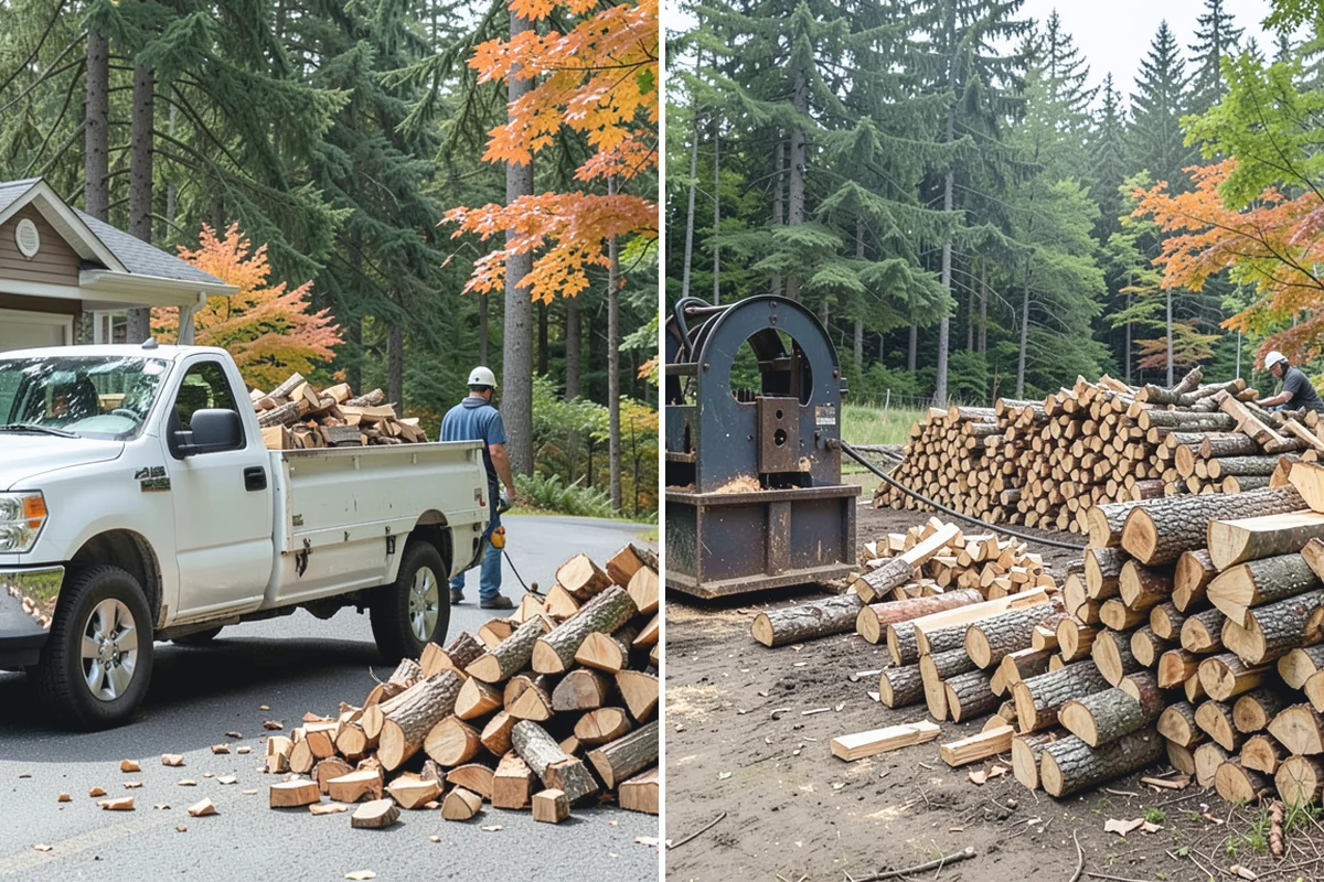 Log Splitting Service in Gold Bar, Snohomish County, WA - Assess the logs and confirm the split size you want