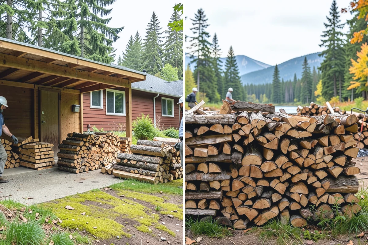 Log Splitting Service in Hamilton, Skagit County, WA - Assess the logs and confirm the split size you want