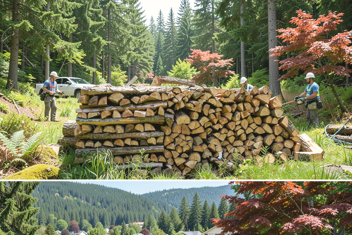 Log Splitting Service in Index, Snohomish County, WA - Fall and winter are popular for processing wood you plan to burn soon, while spring splitting sets up summer seasoning.