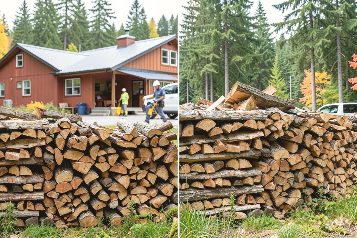 Log Splitting Service in Issaquah, King County, WA - Assess the logs and confirm the split size you want