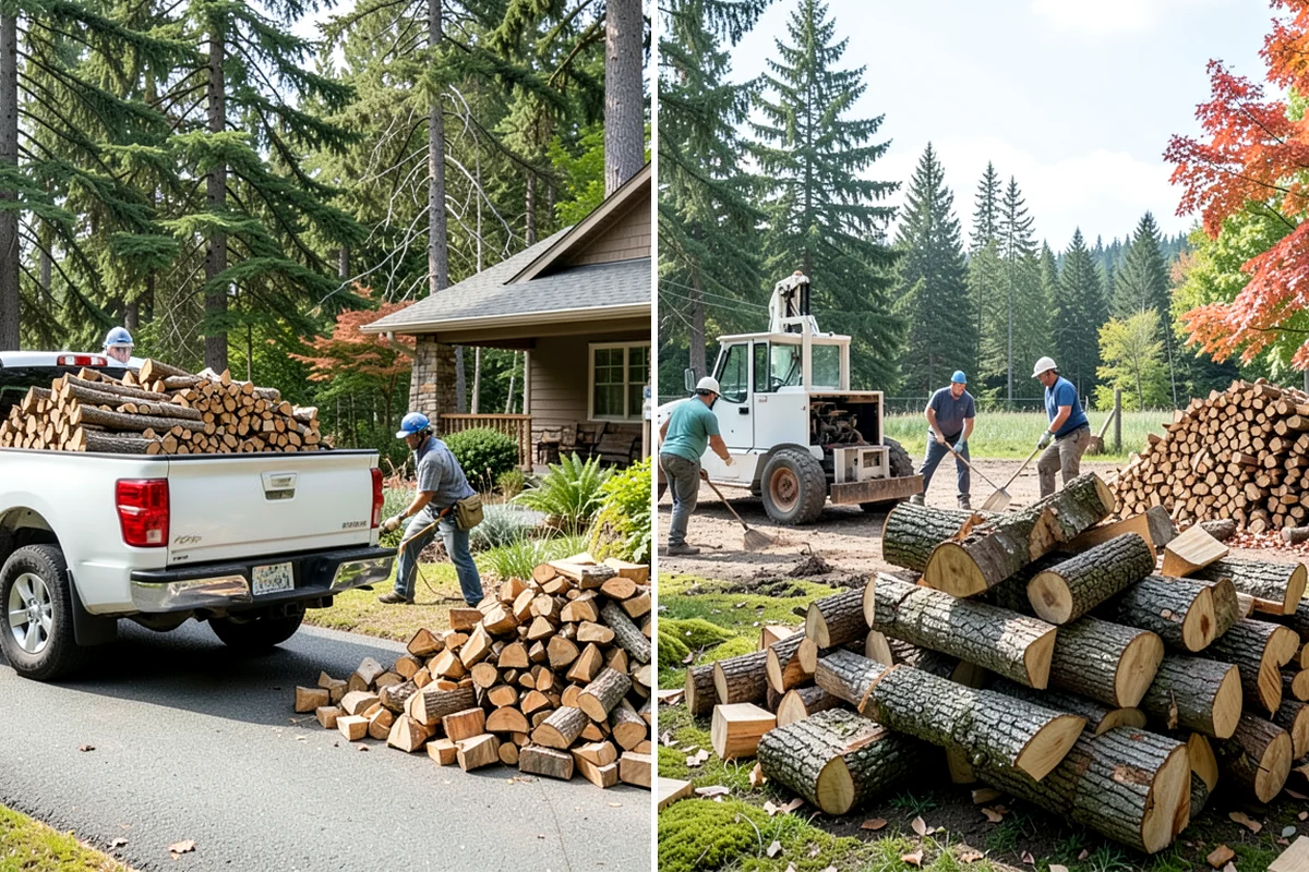 Log Splitting Service in Kenmore, King County, WA - Assess the logs and confirm the split size you want