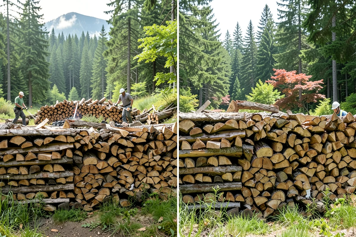 Log Splitting Service in Lake Forest Park, King County, WA - Assess the logs and confirm the split size you want