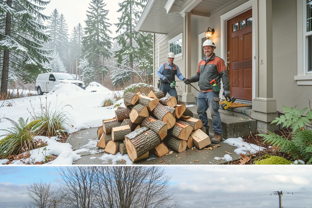 Log Splitting Service in Langley, Island County, WA - Fall and winter are popular for processing wood you plan to burn soon, while spring splitting sets up summer seasoning.