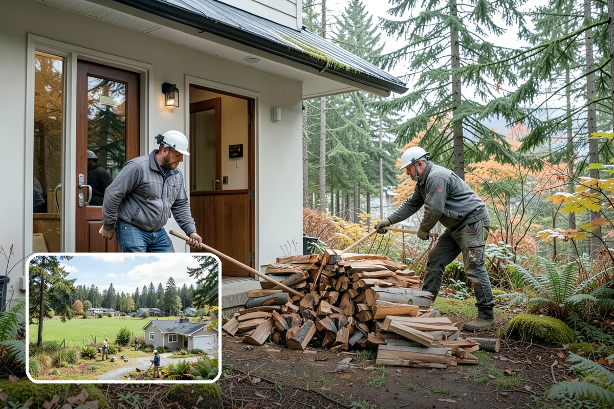 Log Splitting Service in Lyman, WA - Turns raw logs into ready-to-stack firewood