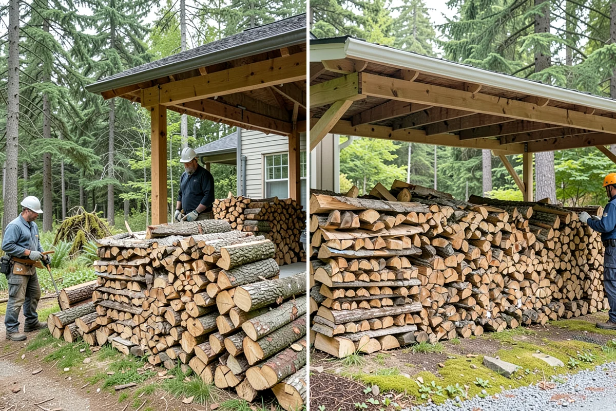Log Splitting Service in Maple Valley, King County, WA - Assess the logs and confirm the split size you want