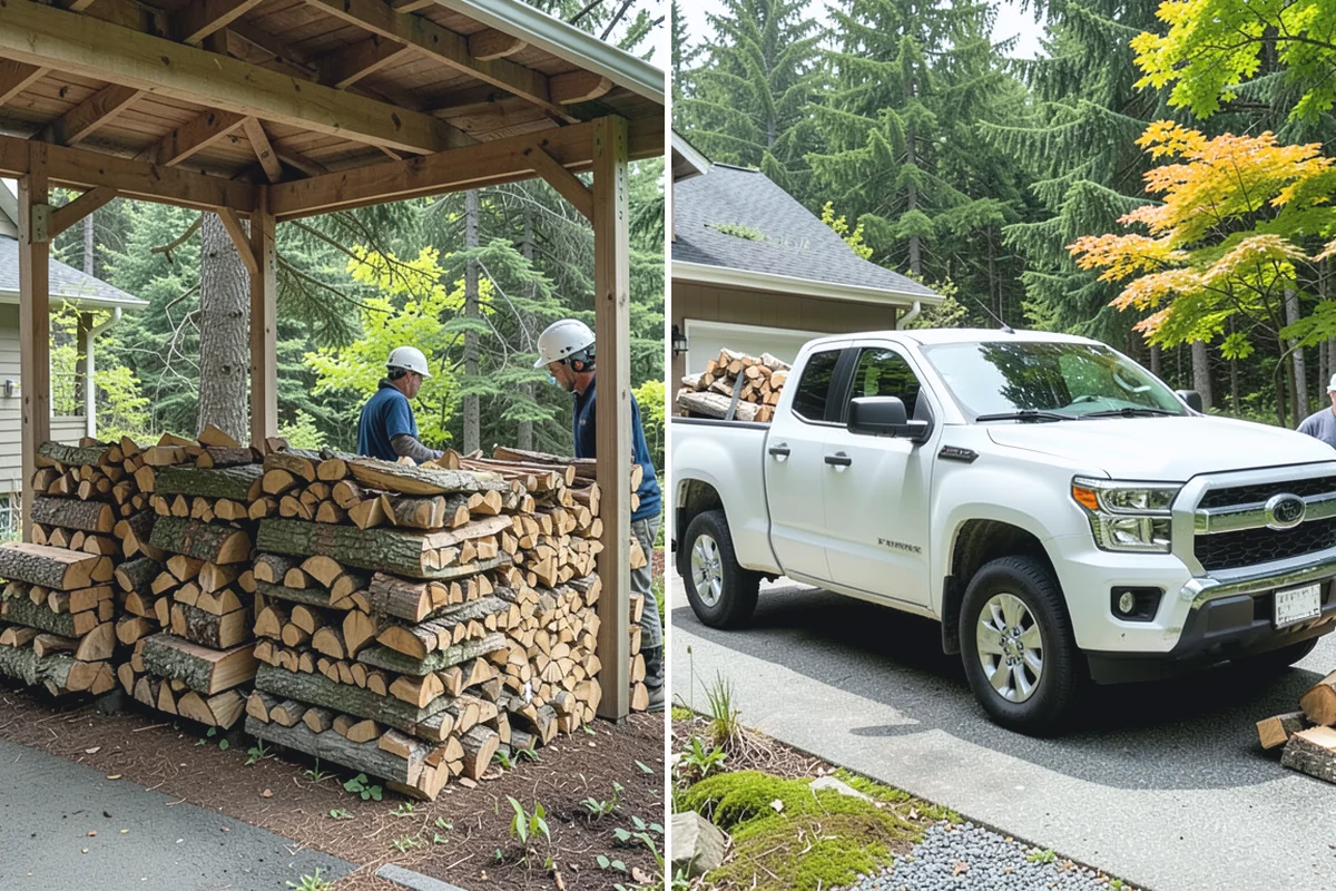 Log Splitting Service in Marysville, Snohomish County, WA - Assess the logs and confirm the split size you want